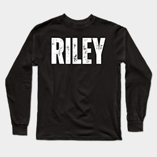 Riley Name Gift Birthday Holiday Anniversary Long Sleeve T-Shirt